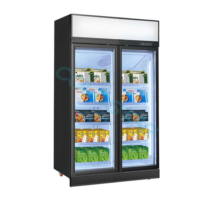 Chinese manufacturing freezers commercial large capacity ice cream display cabinet