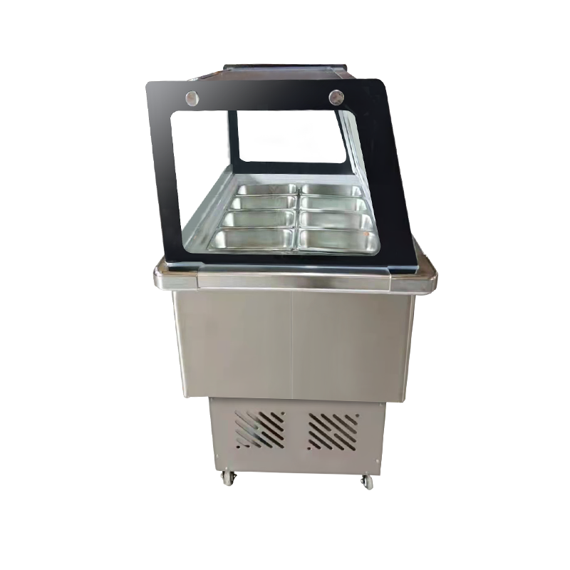 display fridge salad bar salad display freezer refrigerated salad display