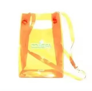 Custom colorful multicolor holographic pvc jelly tote bag candy cross body bag mini transparent crossbody handbag