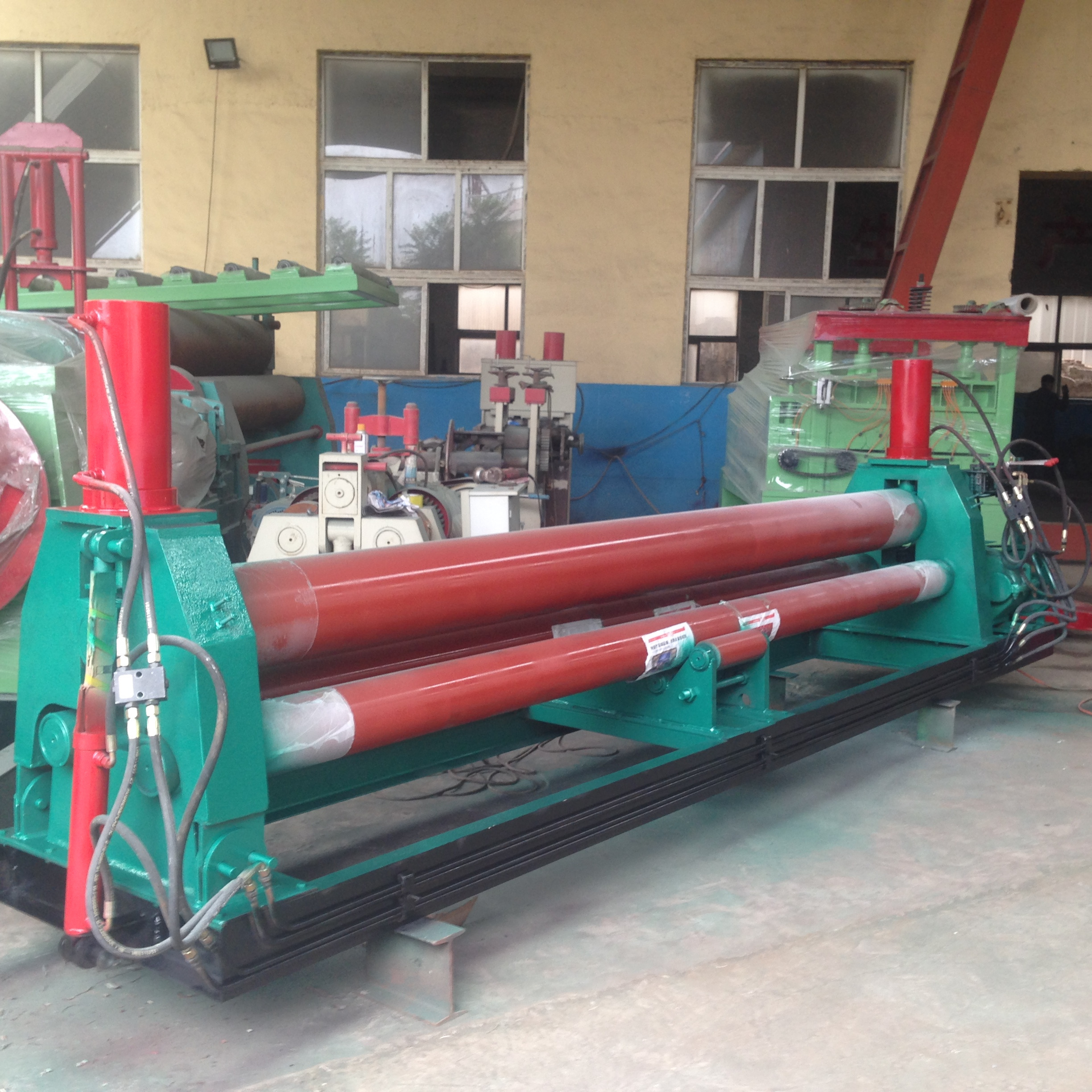 CNCColgar bending roll machine for iron steel plate sheet metal rolling machine