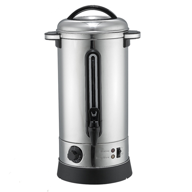 20L Buffet Use Stainless Steel Automatic Shut-off  Hot Water Boiler Urn Manual Refill Party Companion Use as Beverage Dispenser