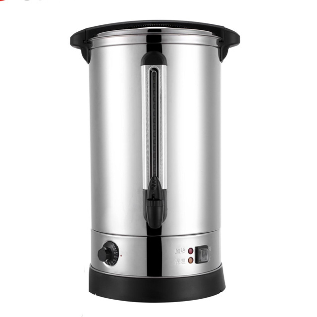 COMMERCIAL DOUBLE LAYER STAINLESS STEEL INSULATION 20 LITERS THERMOS POT CATERING ELECTRIC URN HOT WATER BOILER 2021 ON SALE