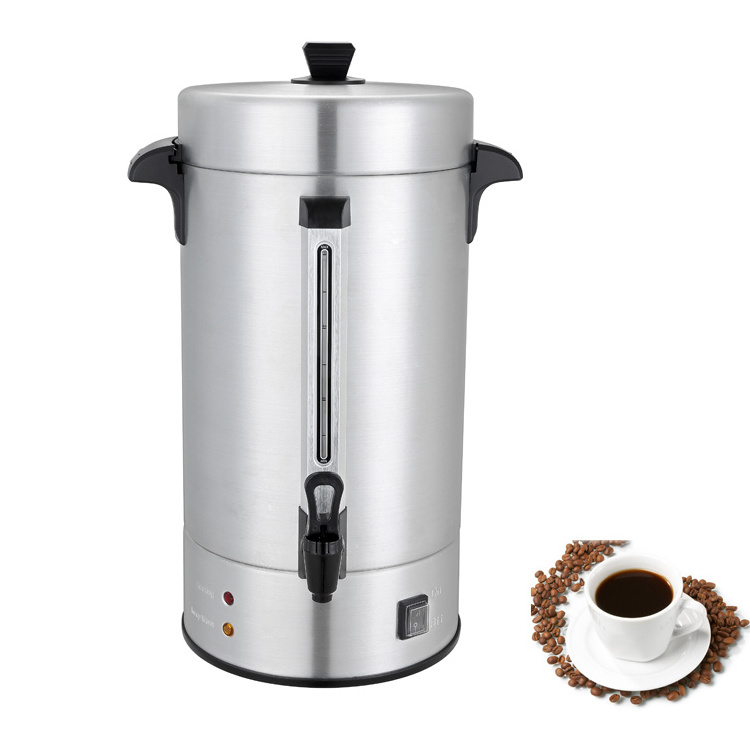 One-hand dispensing Coffee Urn 55 100 Cups Cafe Mquina Coffee Brewer Boiler with Basket 110-120V Aluminum Electric Coffee Maker