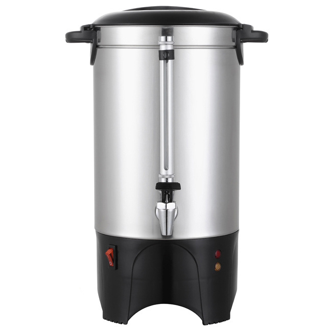 High Quality Percolator Types of Coffee Makers Electric Commercial Coffee Urn Brewer 30 40 50 60 Cups with Detachable Gauge