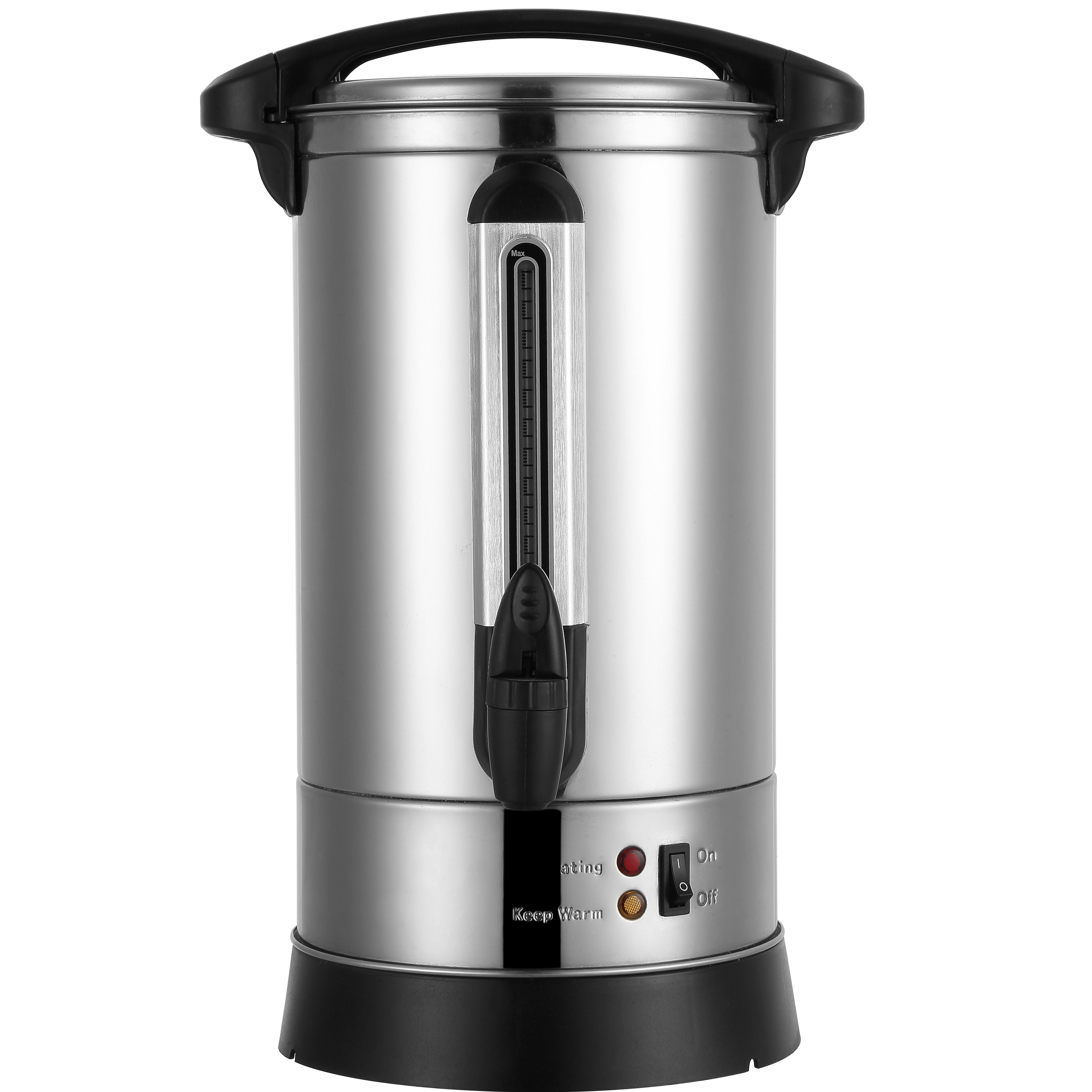 Coffee Machine Commercial 304 Stainless Steel Coffee Percolator with Filter Cafe Equipment 120 Cup Electric Coffee Boiler