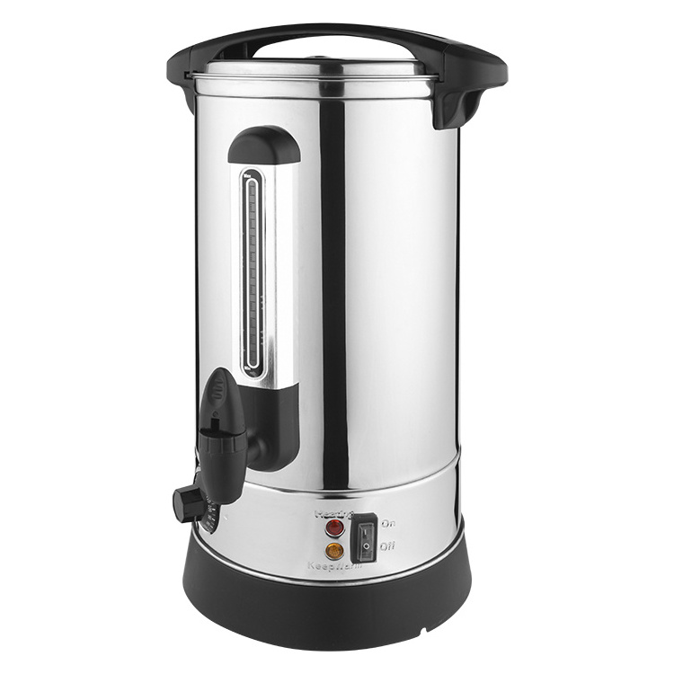 Stainless Steel Electric Catering Urn 15 L  Hot Water Boiler or Kettle  Energy Saver Warmer with Lock Lid Auto Shut off