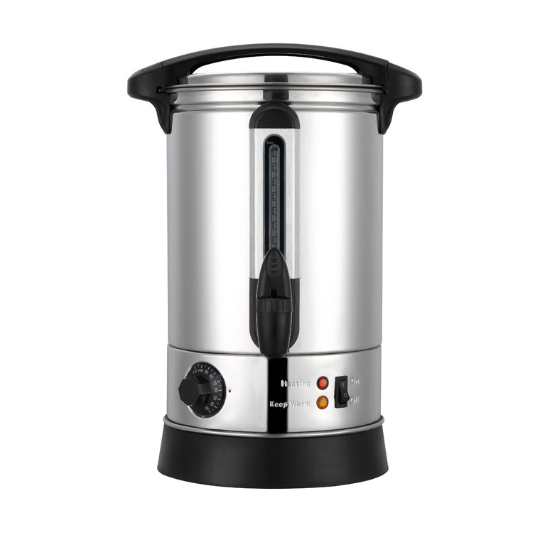 Hot selling wholesale high quality home  kitchen appliance 304 stainless steel water boiler 10 liter catering urn