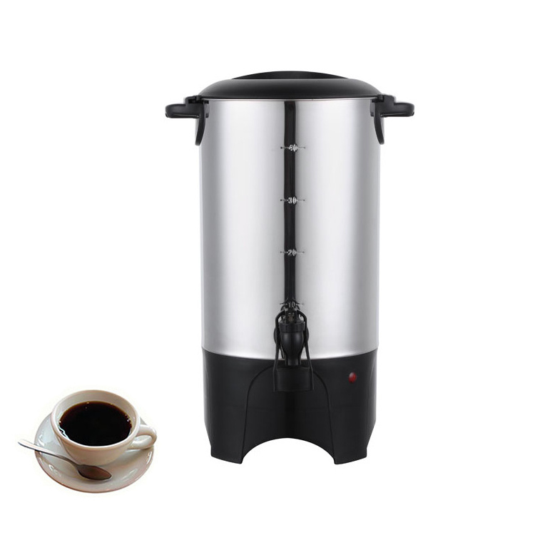 Stainless Steel Electric Coffee Urn 10 Liter Coffee Machine For School Office Shops Catering Commercial Coffee and Tea Maker