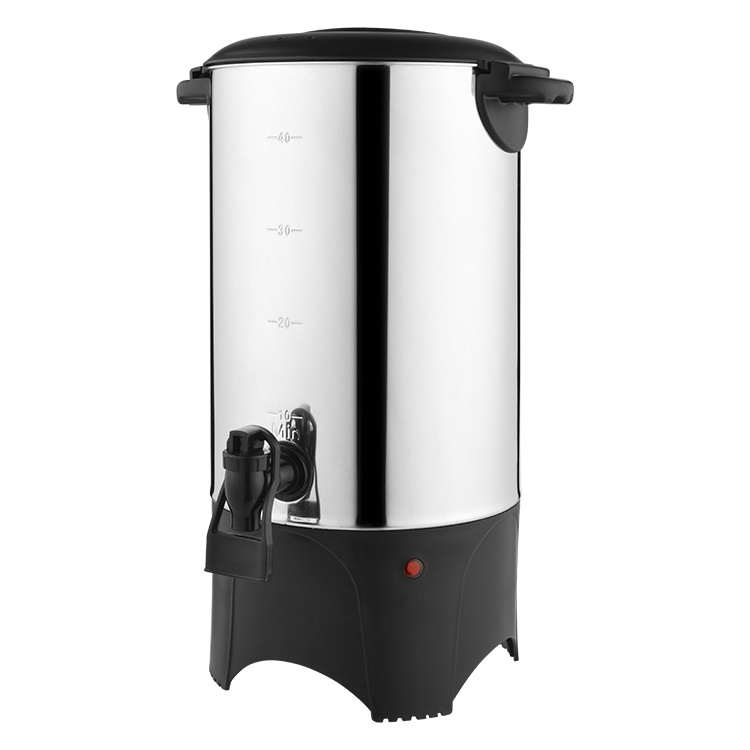 304 stainless steel coffee urn tea coffee maker food grade material coffee boiler ETL 30 ups 40 cups 50 cups