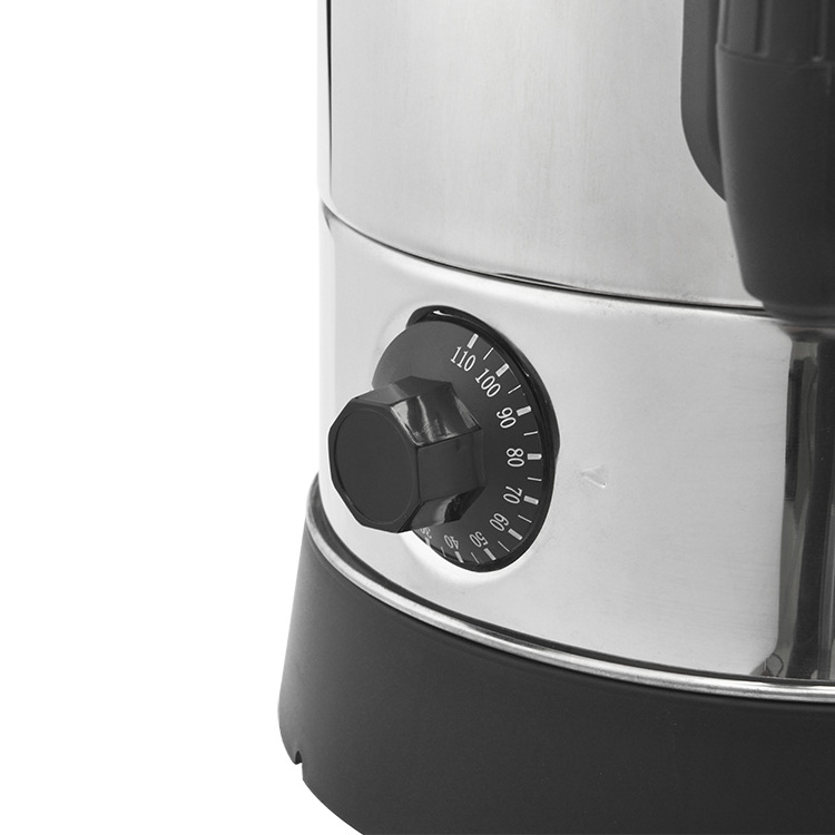 Stainless Steel Electric Catering Urn 15 L  Hot Water Boiler or Kettle  Energy Saver Warmer with Lock Lid Auto Shut off