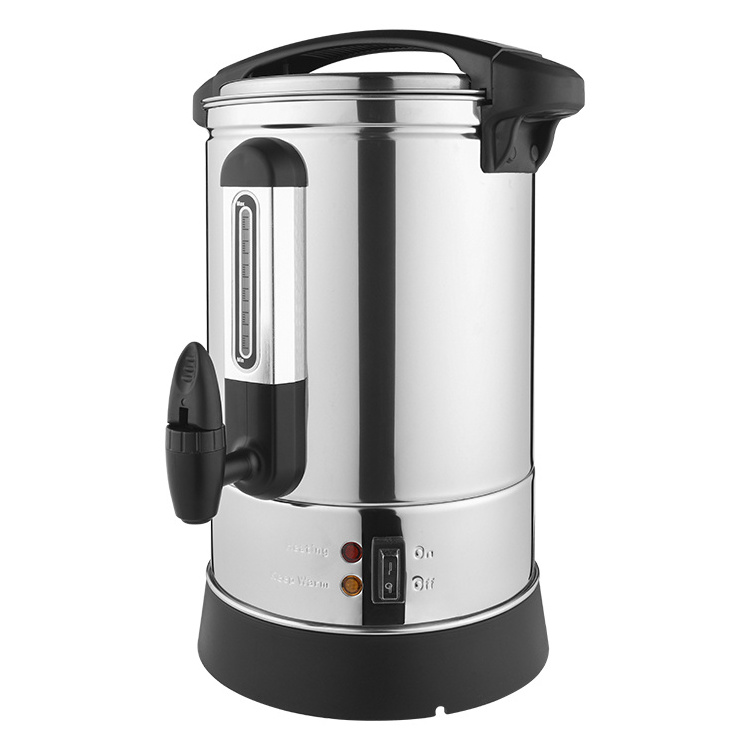 Coffee Machine Commercial 304 Stainless Steel Coffee Percolator with Filter Cafe Equipment 120 Cup Electric Coffee Boiler