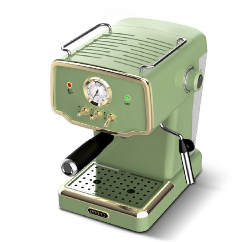 Retro Style Espresso Coffee Maker New Design 850W 1050W Italian Coffee Machine 15 Bar 20 Bar Cappuccino Coffee Maker