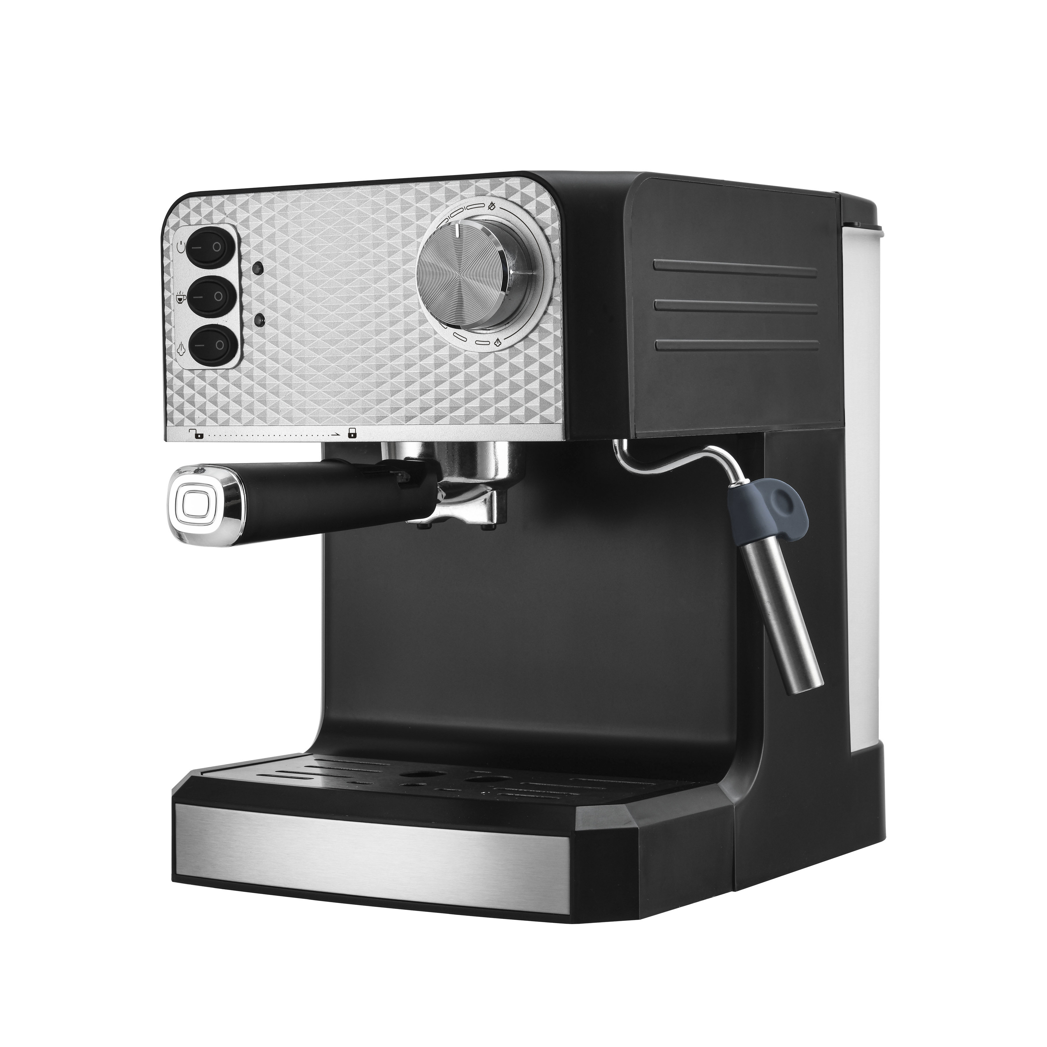 Customizable Coffee Makers Automatic 1.6L Stainless Steel Coffee Espresso Machines With Milk Frother