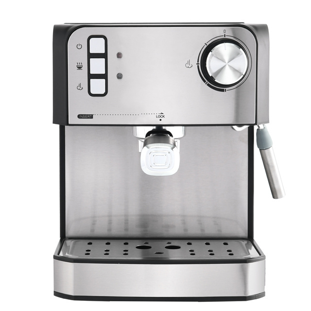 Cappuccino Latte Mocha Espresso Coffee Maker Household Espresso Coffee Machine 850W Stainless Steel Italian Coffee Maker Machine