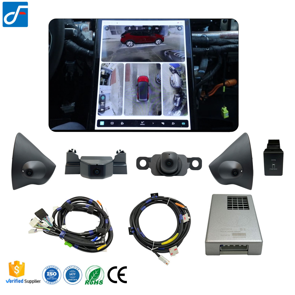 Hd 360 Degree Car Bird Eye ADAS BSD Camera System 360 View Car Around Camera Parking System