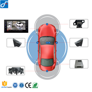 Hot Sale Automatic Calibration 2D/3D Panoramic Camera System Hd 360 Degree Bird View Parking Camera For Car