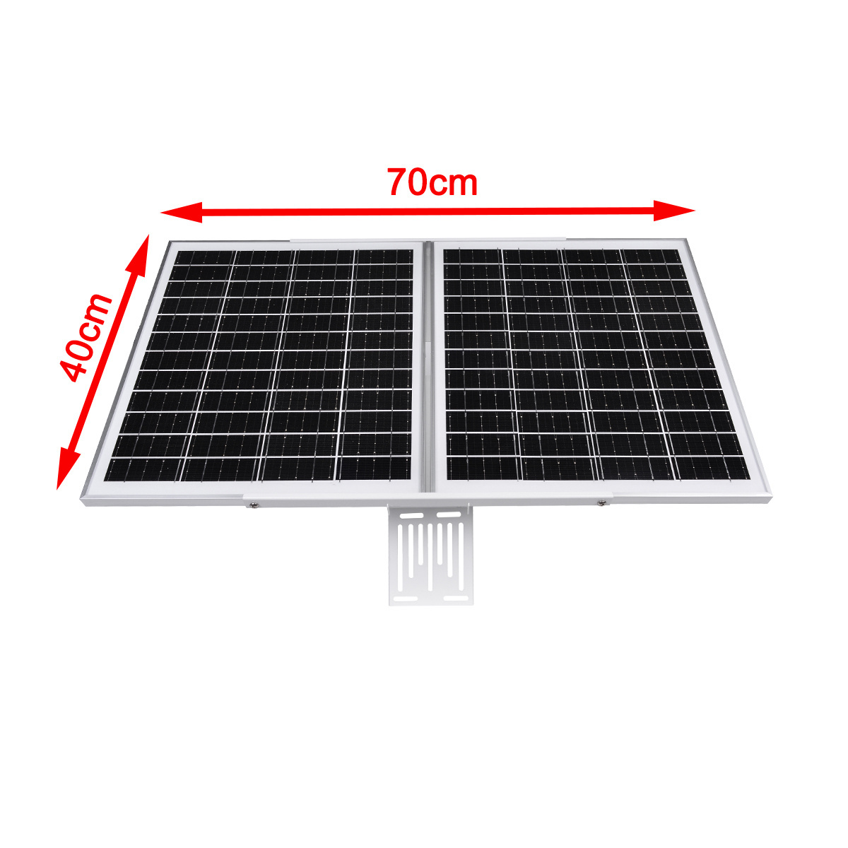 80W Trail Camera Solar Panel 90AH, Solar Battery Charger Kit 5V 12V 48V, IP66 Waterproof Solar Panel for 4G Router Wifi Camera