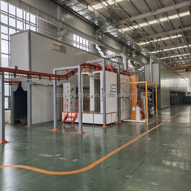 Steel And Aluminum Use Full Automatic Powder Coating Machine Line