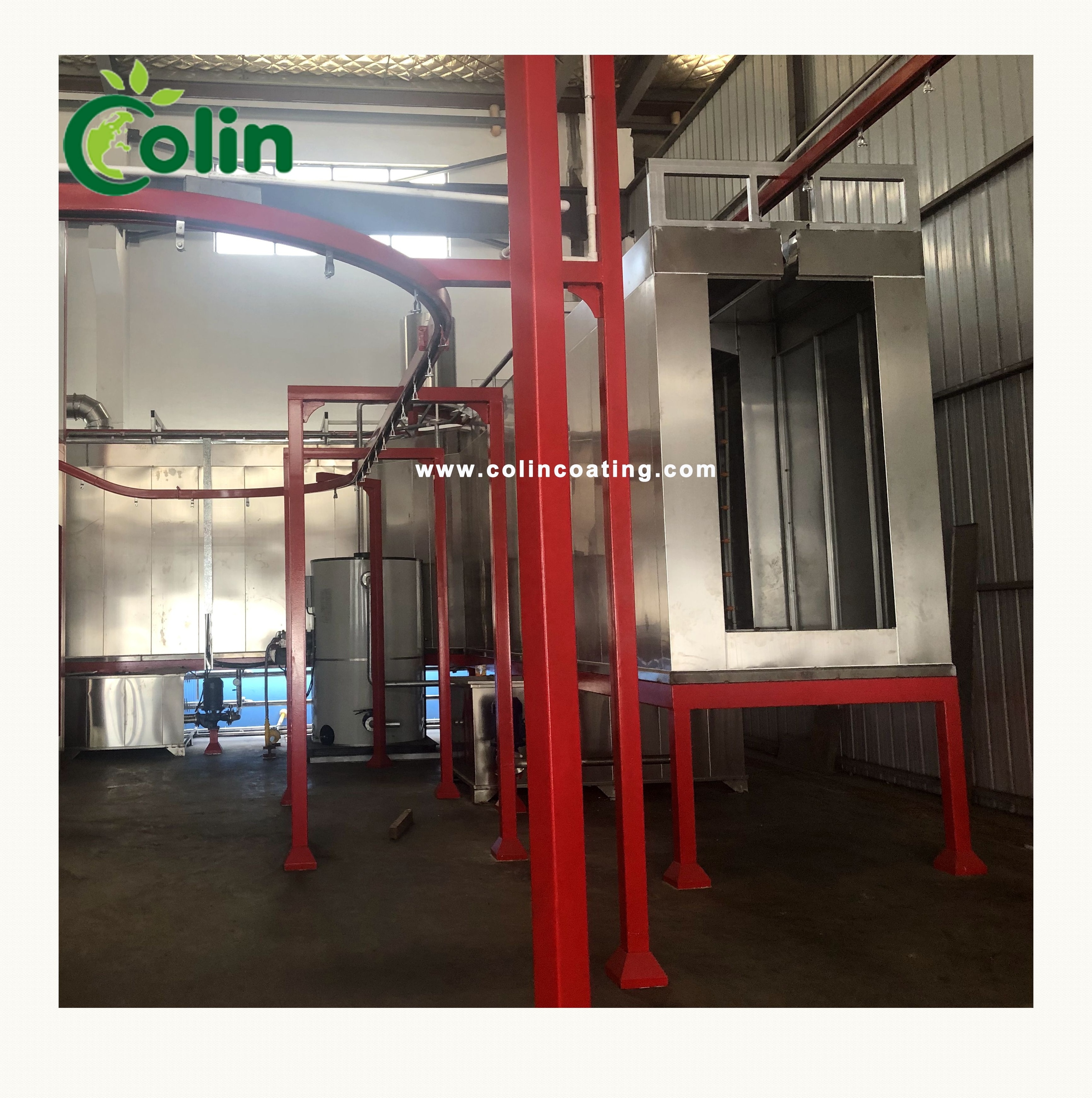 Fence, Wire Mesh Automatic Fluidized Bed DIP Coating Machine System Powder Coating Line