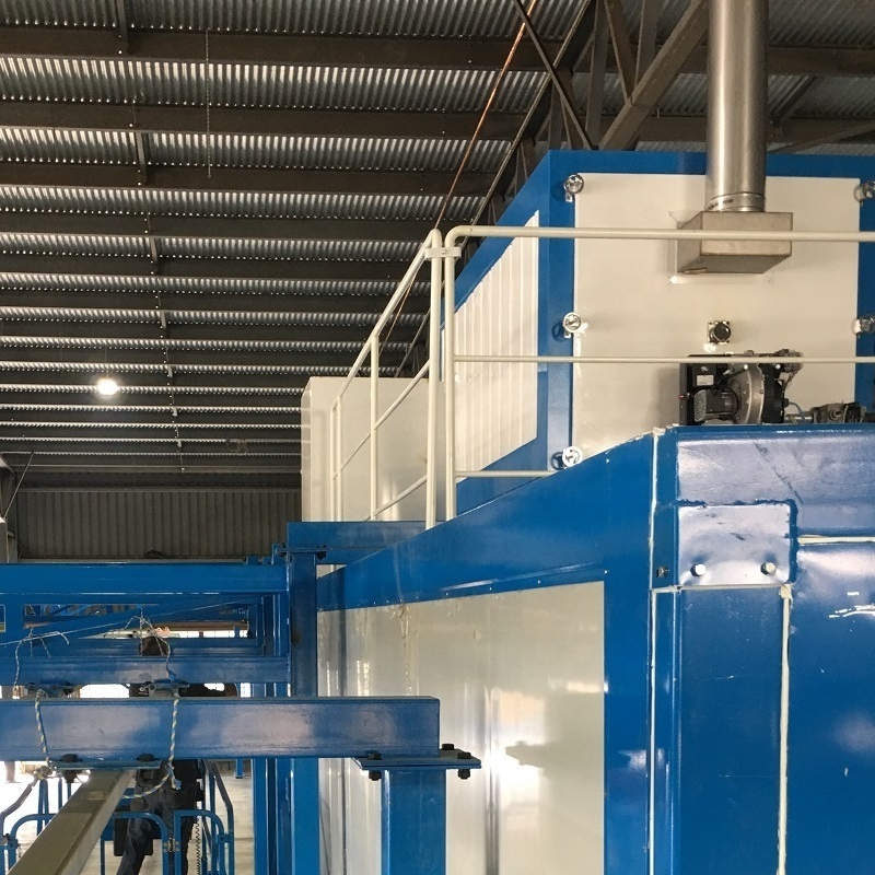 Fluidized bed powder coating equipment dip coating line