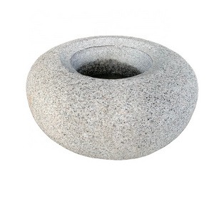 FS035 grey granite Tetsu Bachi basin japanese garden ornament water fountain bowls