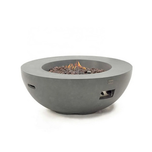 CG001-2  41.7'' Outdoor Round Firebowl Hotel Decorative Propane Concrete Fire Pit Bowl