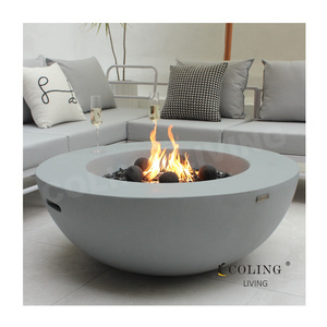 COLG001 Outdoor sofa set fire pit table propane furniture patio fire pits natural gas fire bowl for pool