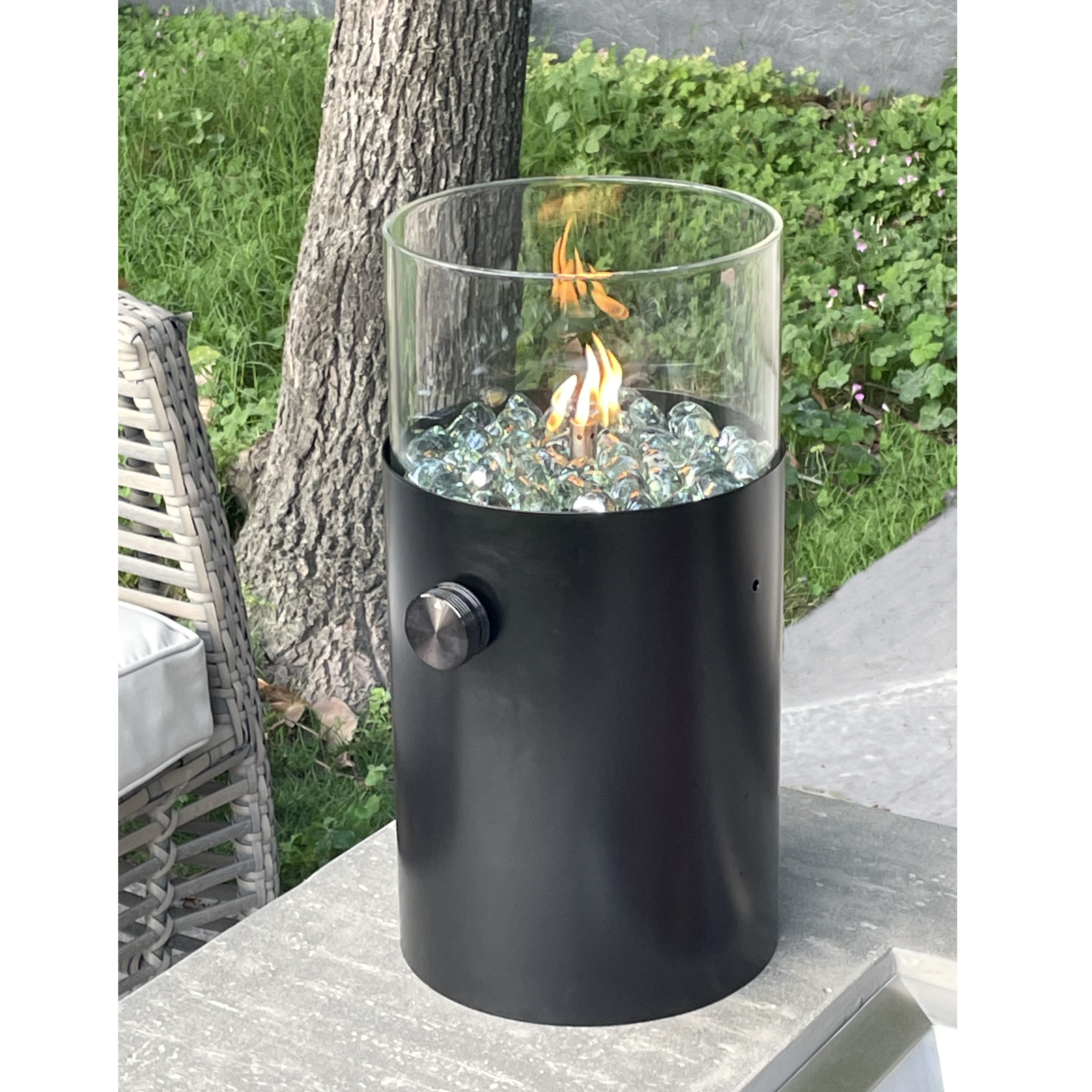 Coling Living concrete tabletop fire pits Smokeless portable fire pit