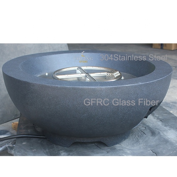 CG012-3 Glass Gas fire pit smokeless portable fire pits outdoor fire pit 30 inch