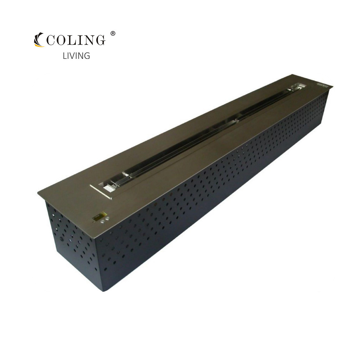 Coling COLG006-1 Rectangular indoor ethanol linear fireplace freestanding outdoor linear gas fireplaces