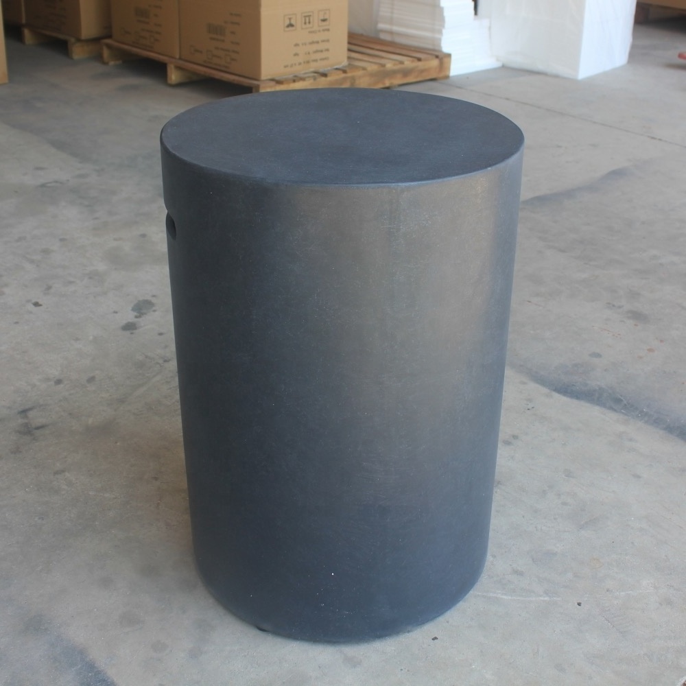 CG200 fire bowl tank Reinforced Concrete Column gas tank cover fire pit for patio deck