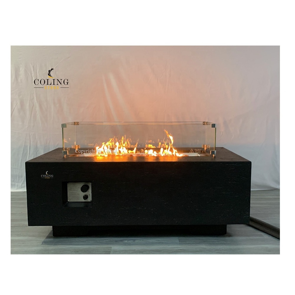 CGS202 Best patio fire table sets furniture smokeless fire pit lava rock outdoor gas fire pit