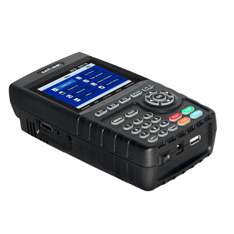 Super Max 9200 Satellite Receiver,WS6916 DVB-T&DVB- S 3.5 Inch LCD Screen SATLINK WS6916 Satellite Finder Meter