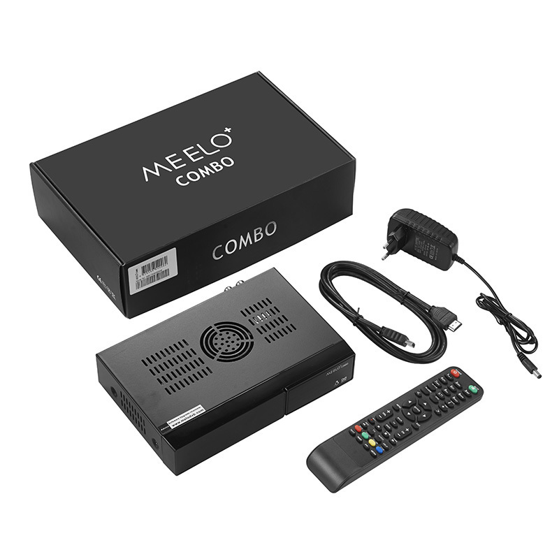 HD Digital Satellite Receiver  MEELO COMBO DVB-S2+DVB-T2+DVB-C Twin Tuner Enigma2 Linux System meelo combo