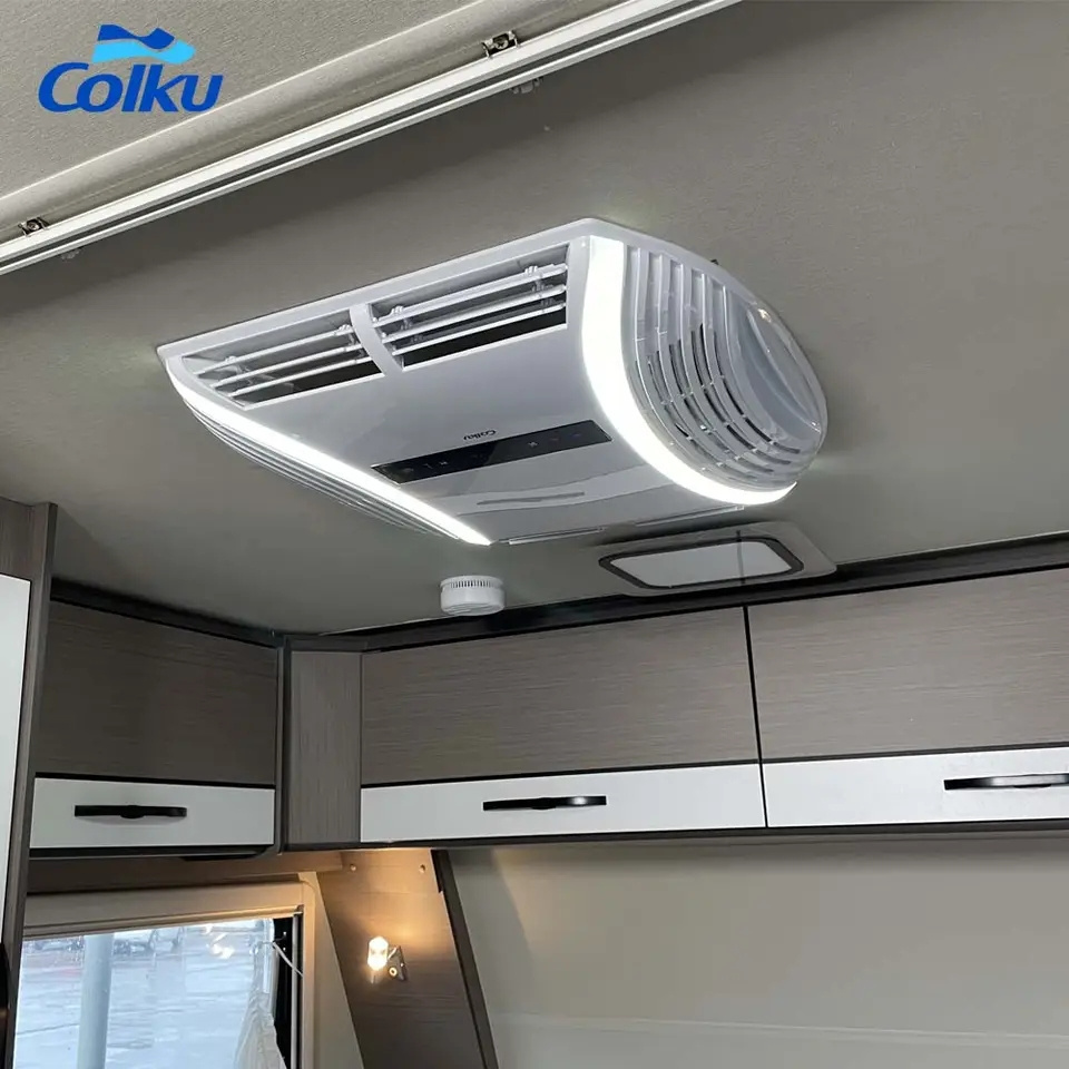 Colku Brand 220v 240v RV Caravan Air Conditioner Mobile Parking Air Conditioner for Camper GMC