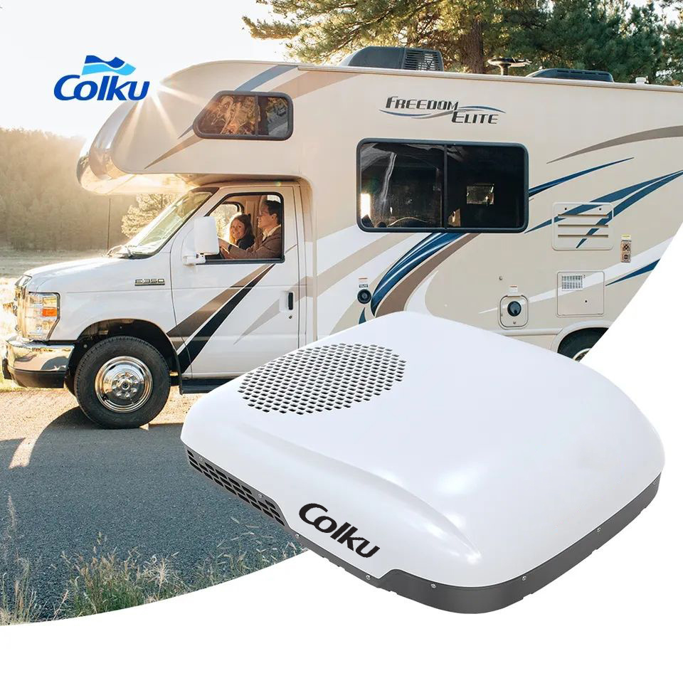 Colku Brand 220v 240v RV Caravan Air Conditioner Mobile Parking Air Conditioner for Camper GMC