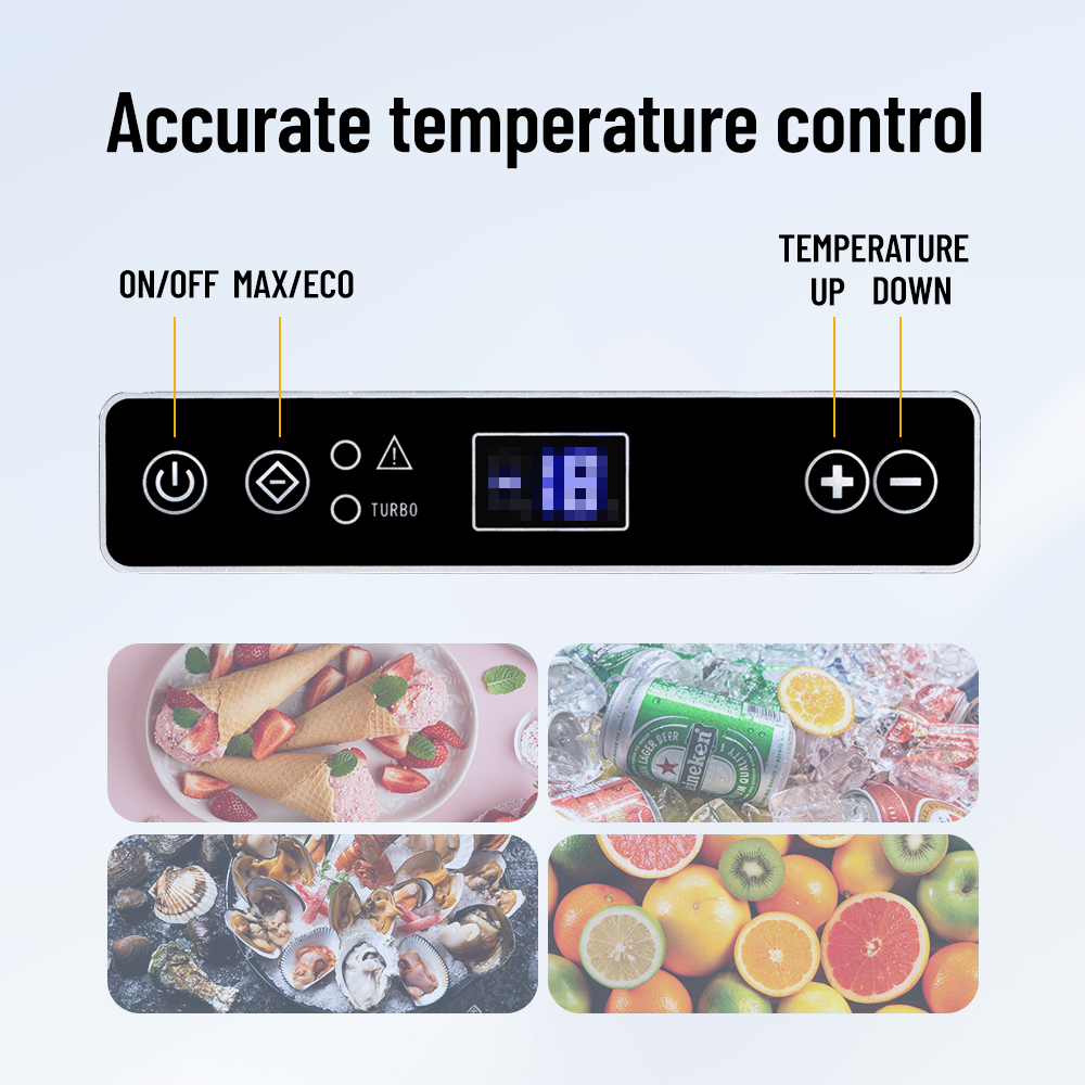 Colku DC-40DR 12 24V Dc Compressor Built In Drawing Cabinet Fridge Refrigerator 40L Drawer Freezer for Truck