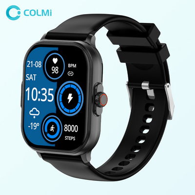 COLMI C63 2.01" Display ECG+PPG Smartwatch Blood Oxygen Blood Glucose Health IP68 Waterproof 7 Days Battery Life Smart Watch