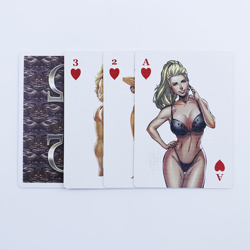 Print Your Own Card Deck Custom Adult Sexy Picture Nude Poker Girls Sexy Playing Cards