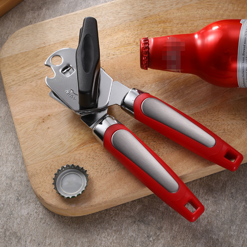 Openers Can Opener 3-in-1 Stainless Steel Manual Openers with Non-Slip Handle Can Openers Perfect Kitchen Tool