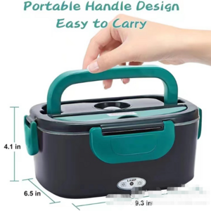 Heating lunch box with handle Lunchbox for students Stainless steel electric lunch box