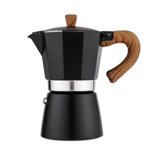 6 Espresso Cup Moka Pot -  Italian Coffee Maker, Manual Cuban Percolator Machine Italian Coffee Maker for Cappuccino or Latte