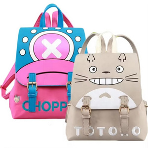 2 Styles Chopper My Neighbor Anime Cartoon Backpack Teenagers Student's School Bag