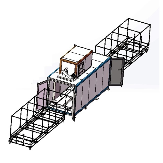 Customizable powder coating curing ovens for batch aluminum section