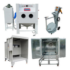 Sandblasting and Powder Coating Equipment Kit for Alloy Wheels