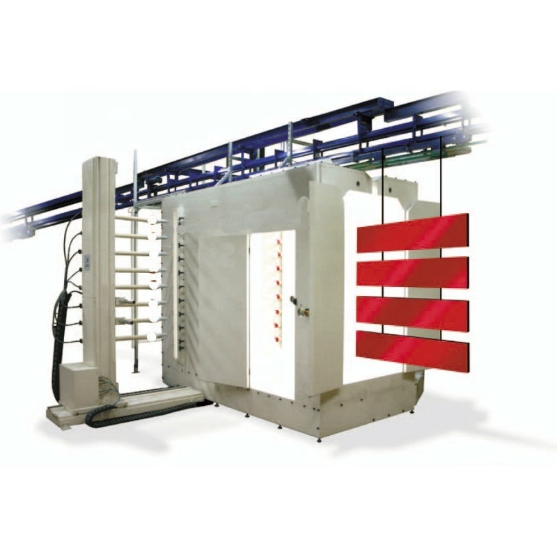 Automatic Conveyor Powder Spray Line Metal Electrostatic Powder Coating Production Line