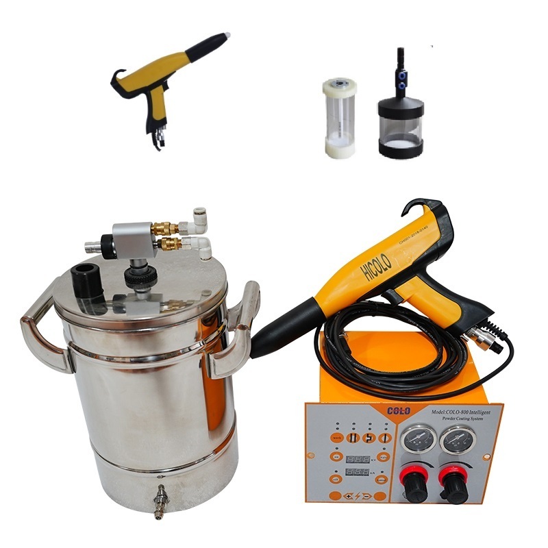 Powder coating spray cup gun