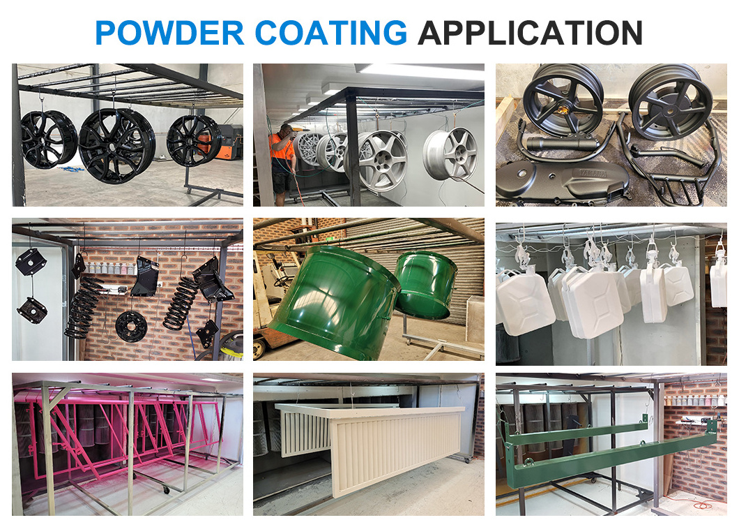 Electrostatic Manual Powder Coating Complete System Plant