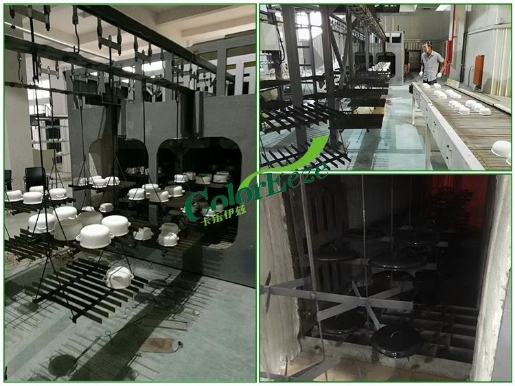 PTFE Non-Stick Cookware Spray Coating Equipment Production Line ...