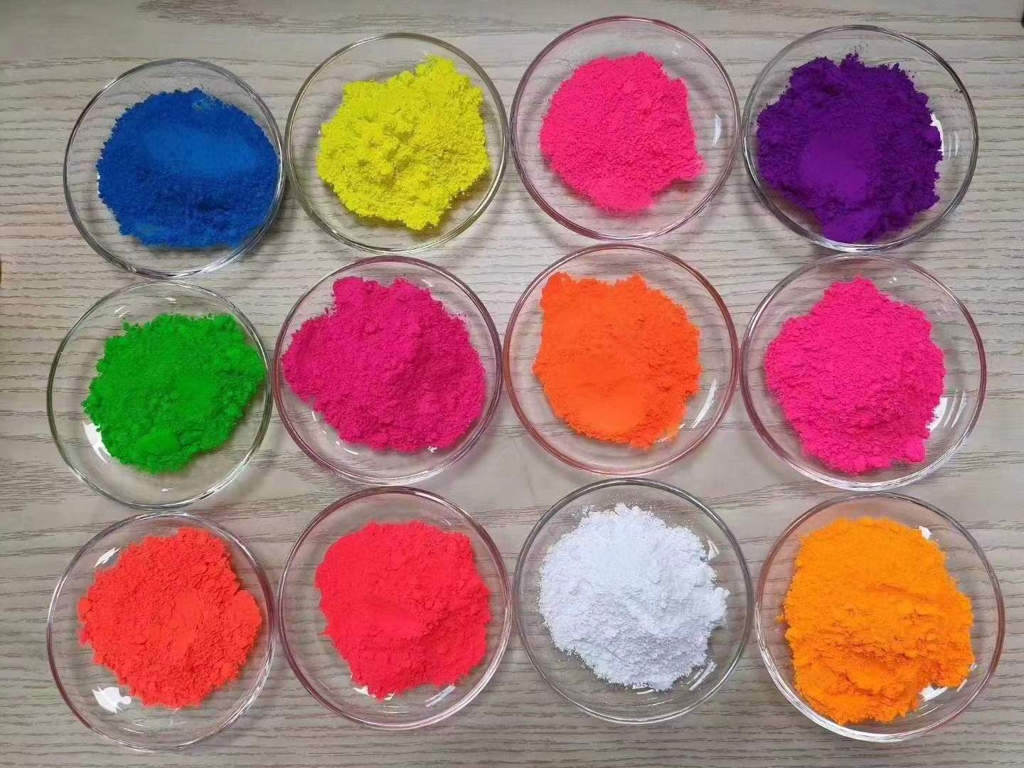 Fluorescent Pigment For High Temperature Plastics And Emulsion Paint